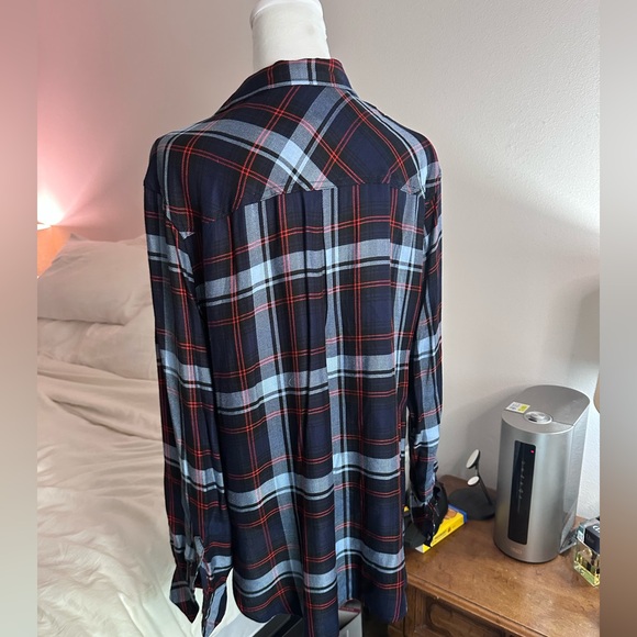 XL DARK BLUE FLANNEL - Picture 5 of 6